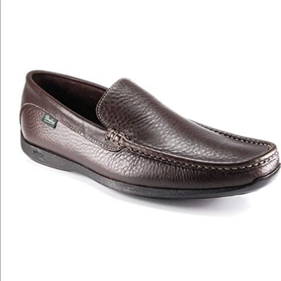 Paraboot || Anvers Semelle Sprint Brown SlipOn Moccasin Loafers +Woodlore Tree 9 - Picture 1 of 17